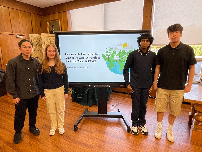 New Jersey AP students present their project